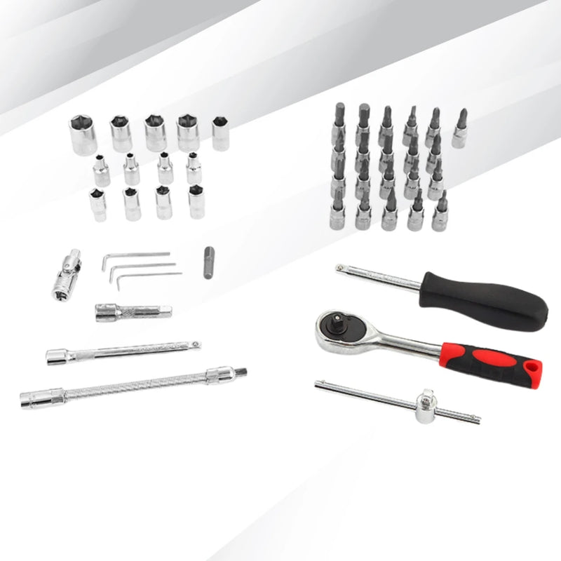 DAFUSHOP Kit 46 Chave Catraca Jogo De Soquetes Allen Torx Ferramentas Achei alí