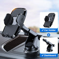 Dashboard Phone Holder for Car【360° Widest View】9in Flexible Long Arm, Universal Handsfree Auto Windshield Air Vent Phone Mount Achei alí