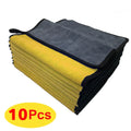 Microfiber Towel Car Interior Dry Cleaning Rag for Car Washing Tools Auto Detailing Kitchen Towels Home Appliance Wash Supplies Achei alí