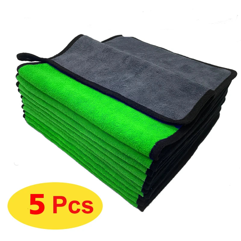 Microfiber Towel Car Interior Dry Cleaning Rag for Car Washing Tools Auto Detailing Kitchen Towels Home Appliance Wash Supplies Achei alí